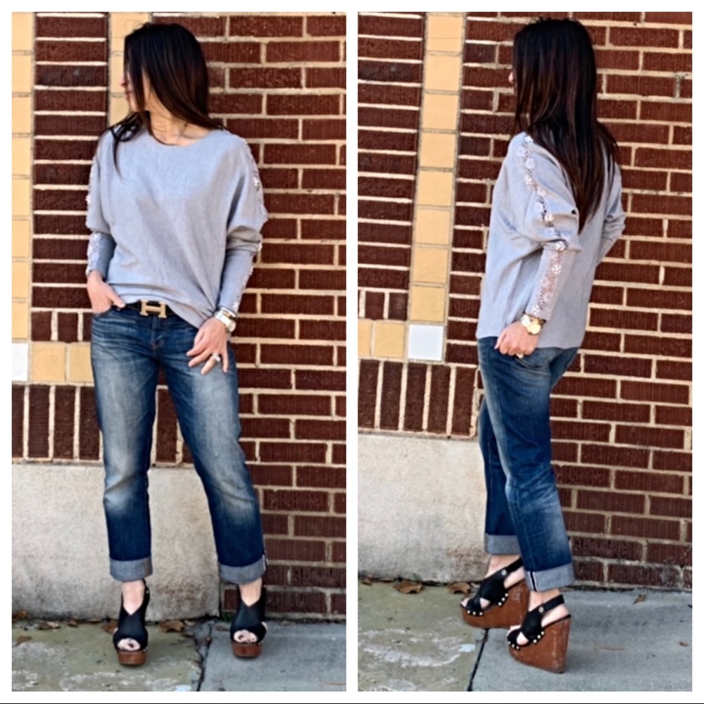 ✨LAST ONES✨PARIS side detail beautiful sweater - Picture 6 of 8